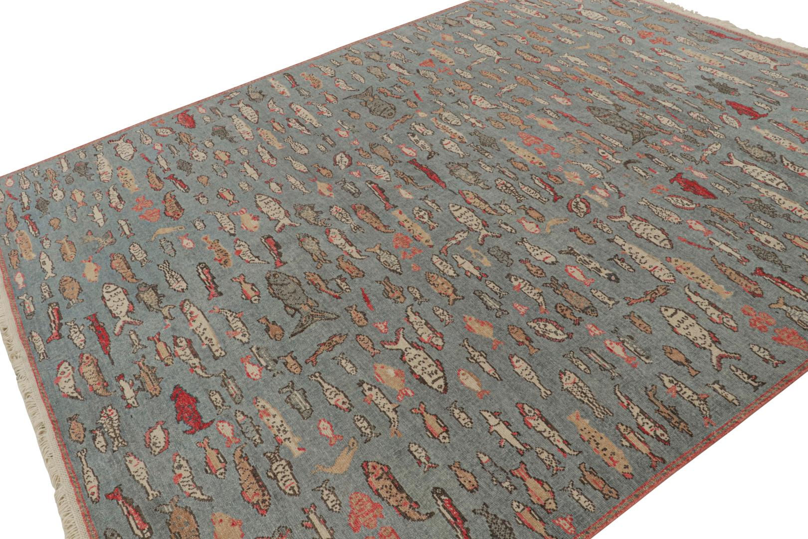 Modern Pictorial Art Rug