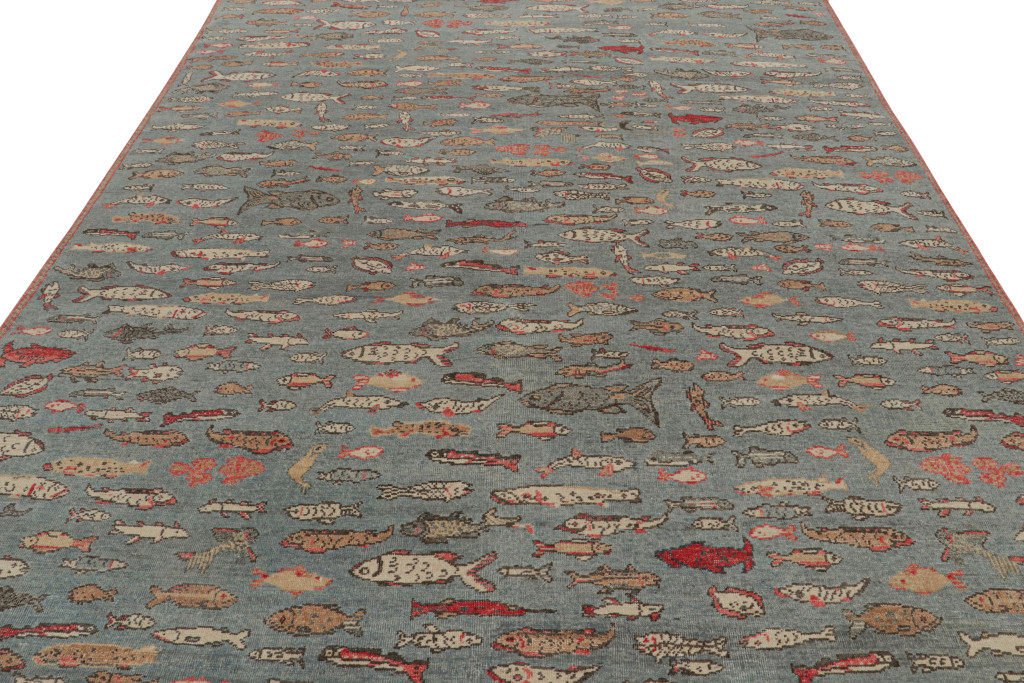 Modern Pictorial Art Rug