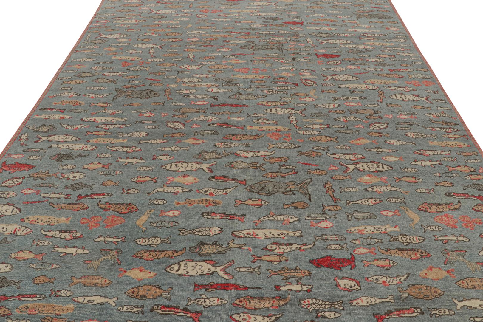 Modern Pictorial Art Rug