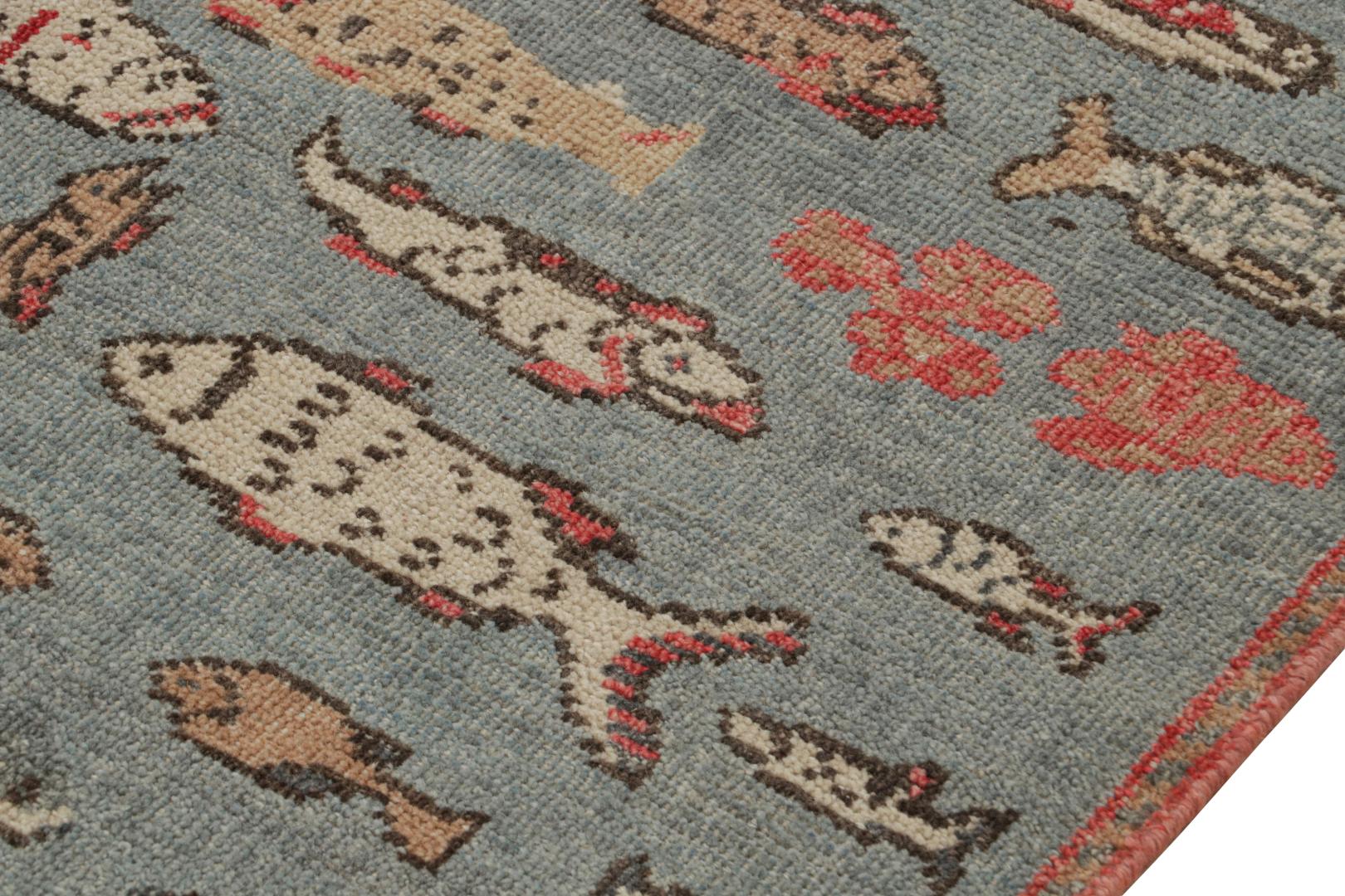 Modern Pictorial Art Rug