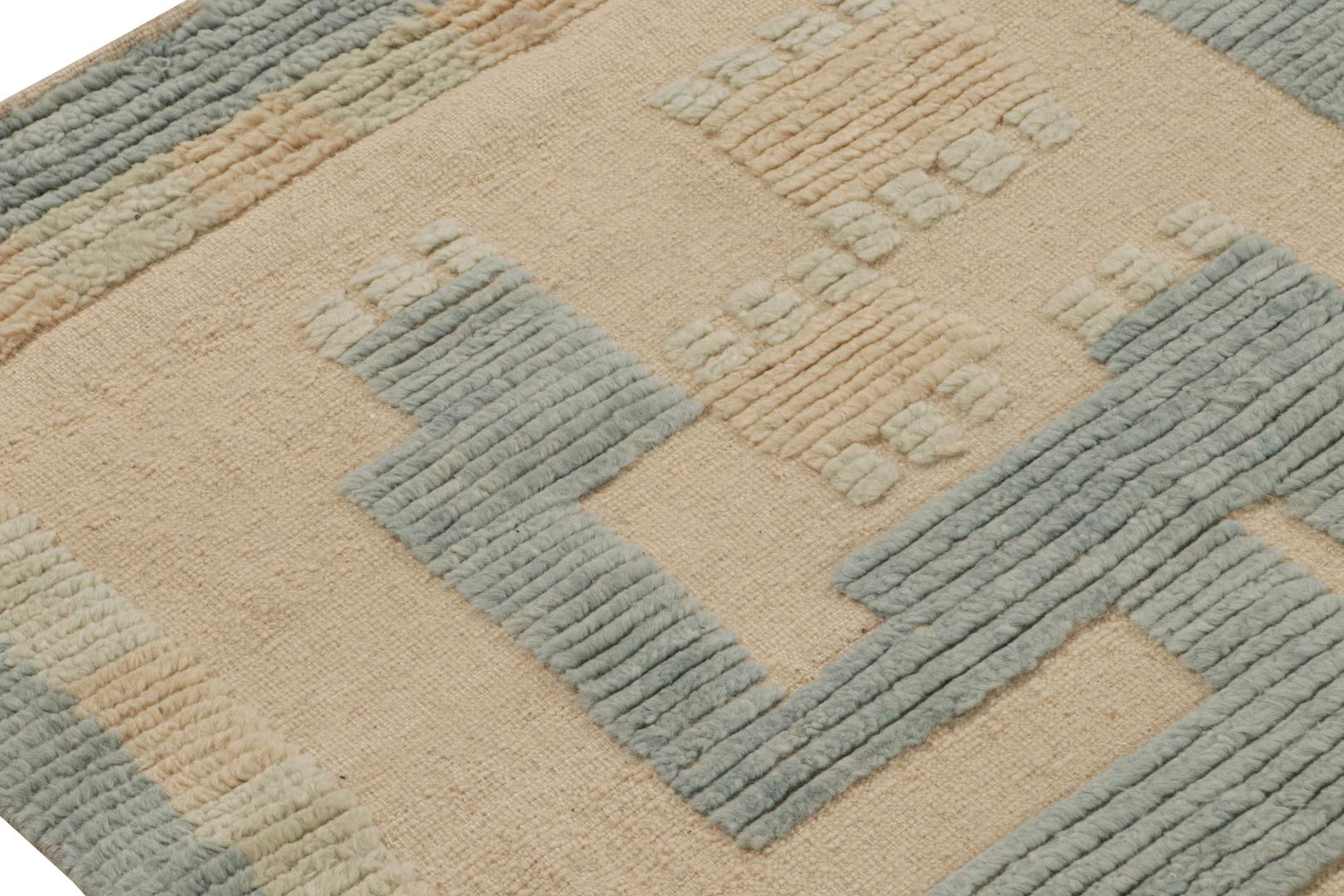 Scandinavian Rug with Geometric Patterns