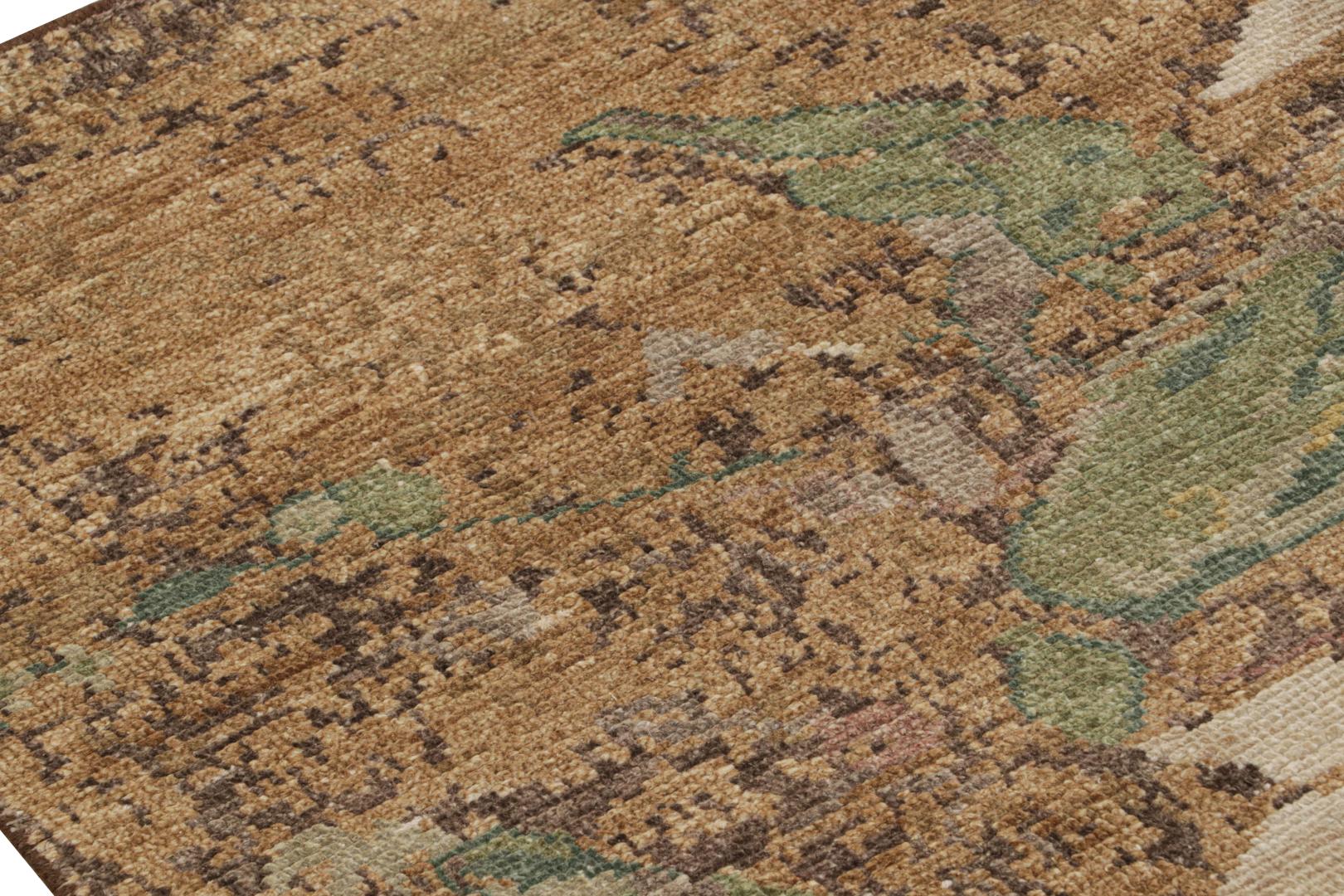 Distressed style Floral rug