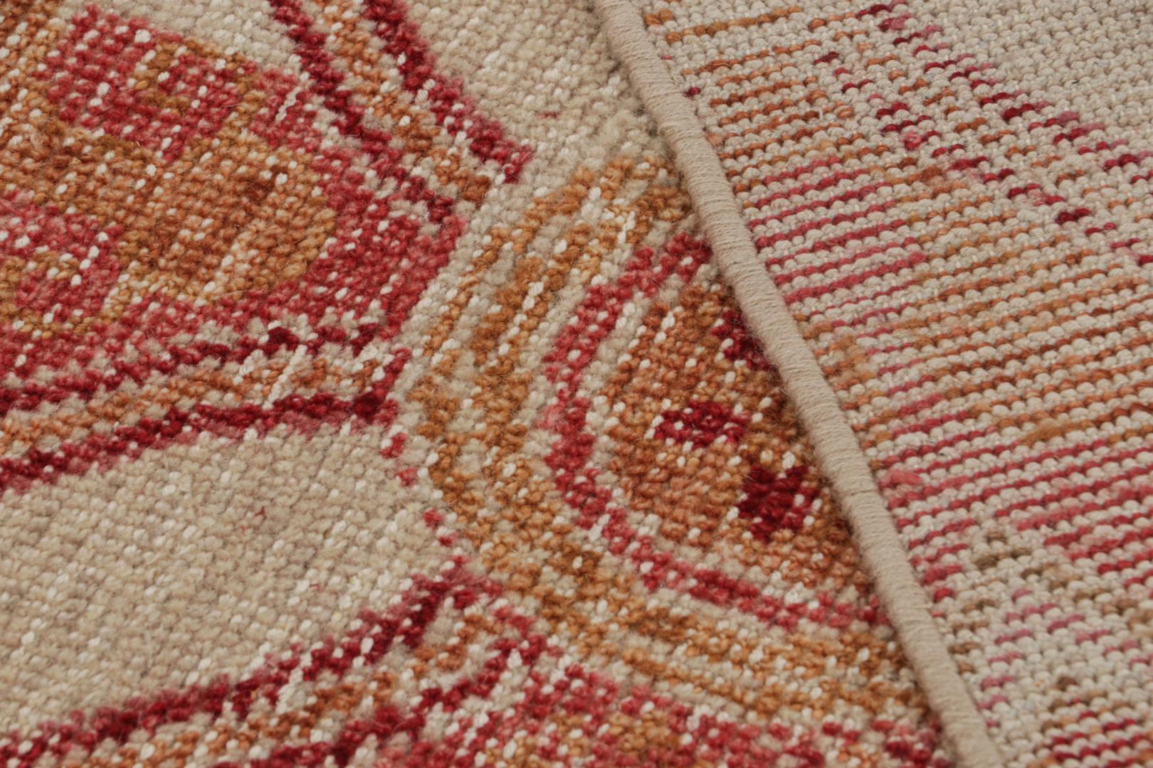 Distressed style Geometric rug