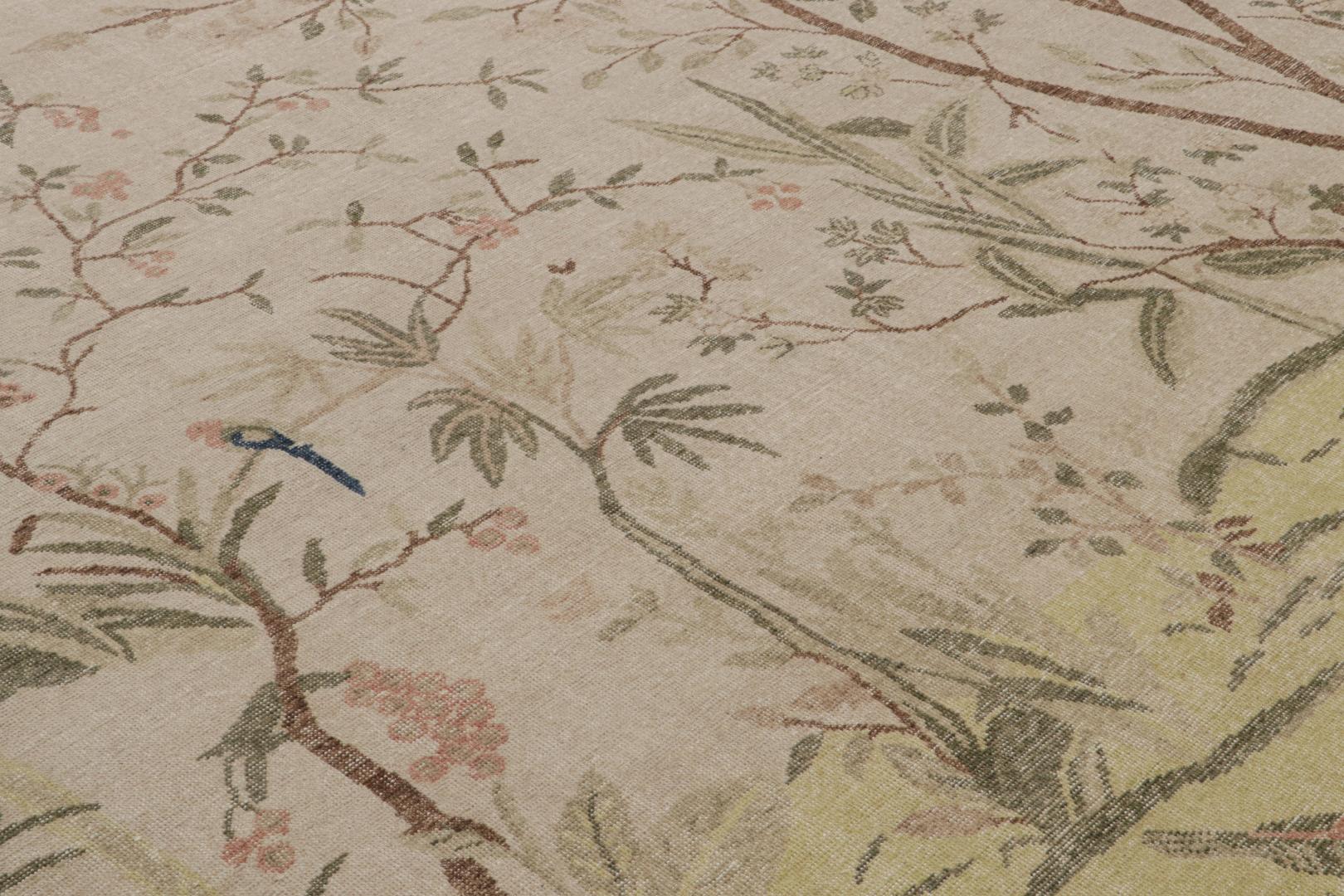 Distressed style Pictorial rug
