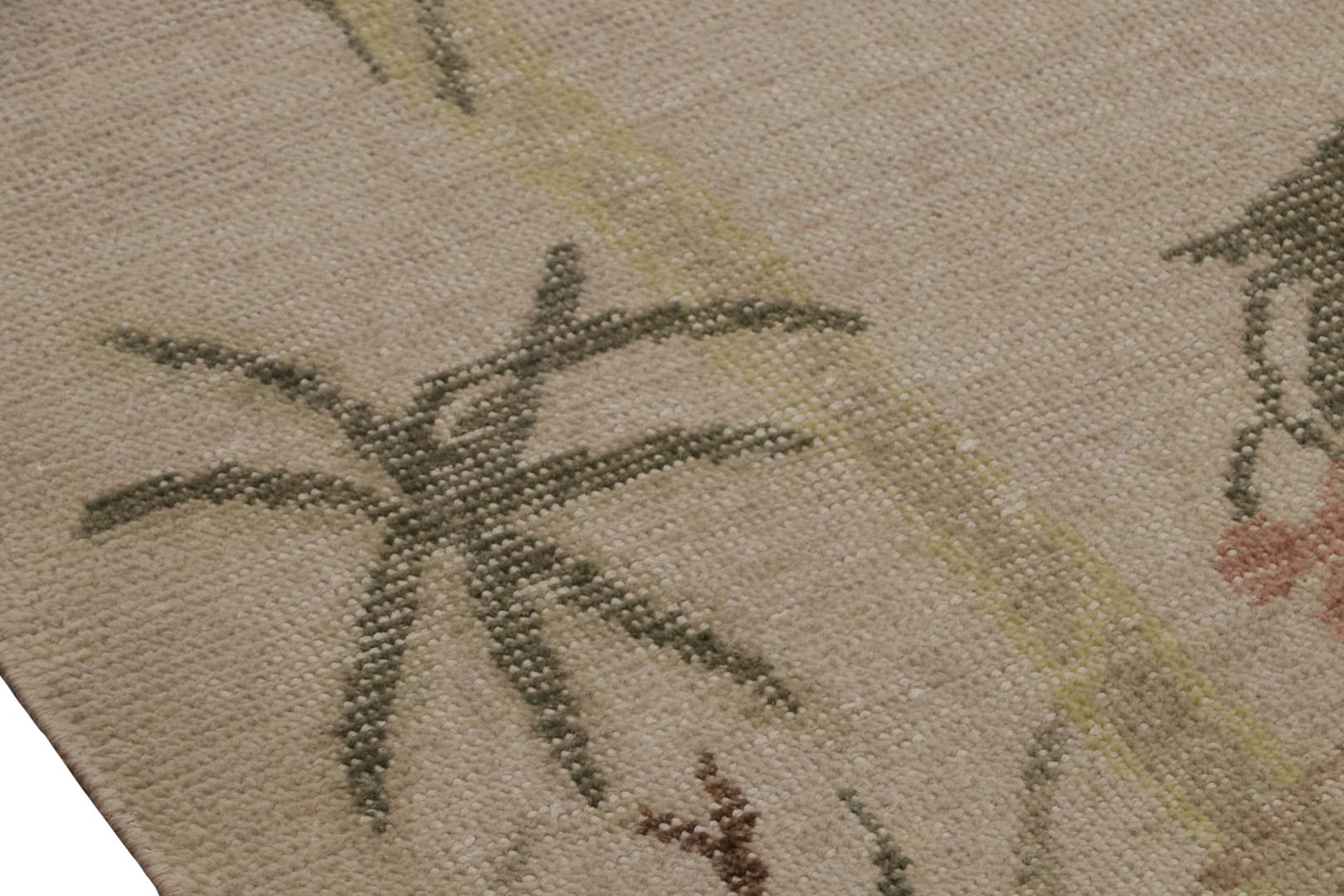 Distressed style Pictorial rug