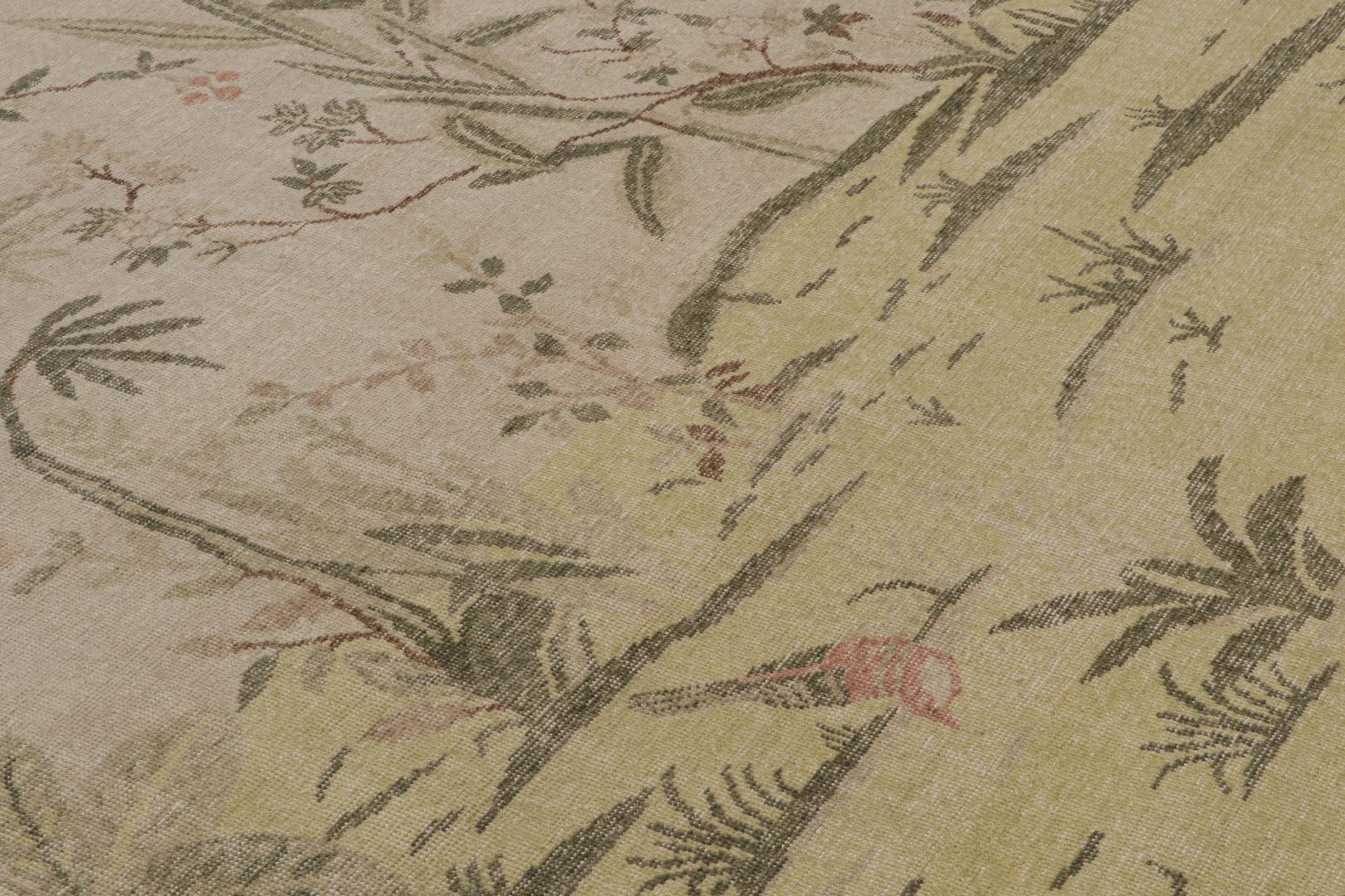 Distressed style Pictorial rug