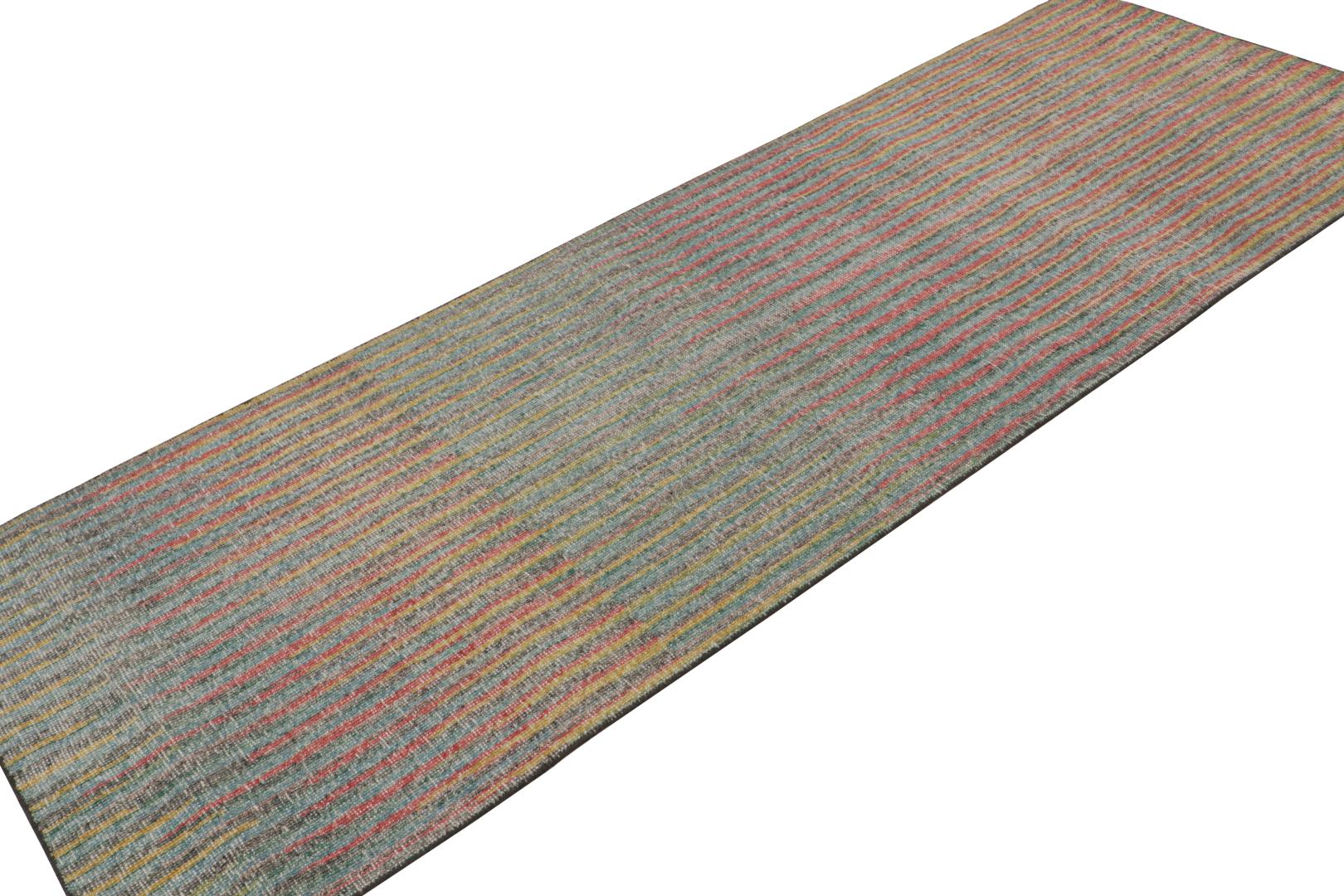Contemporary Abstract Runner Rug