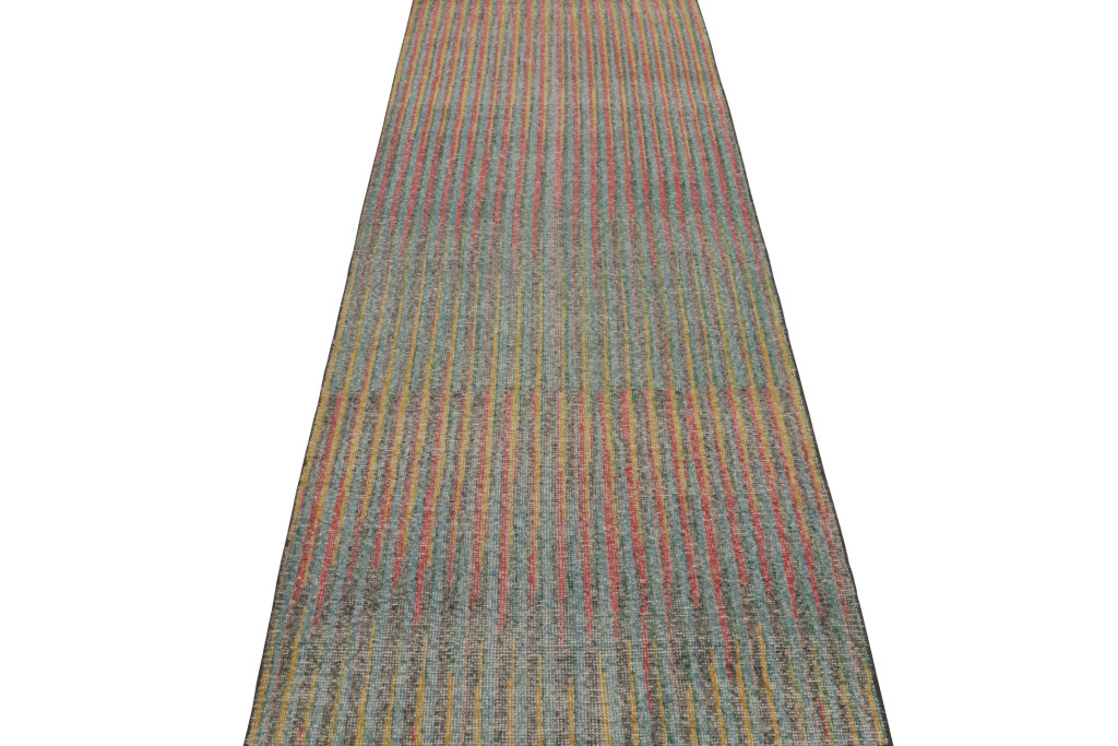 Contemporary Abstract Runner Rug