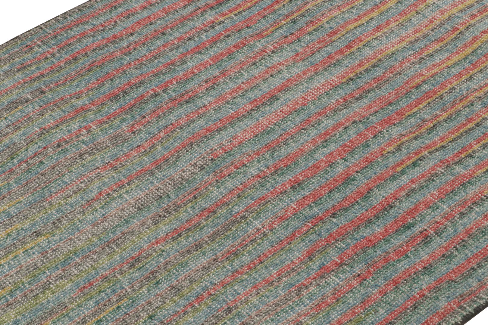 Contemporary Abstract Runner Rug