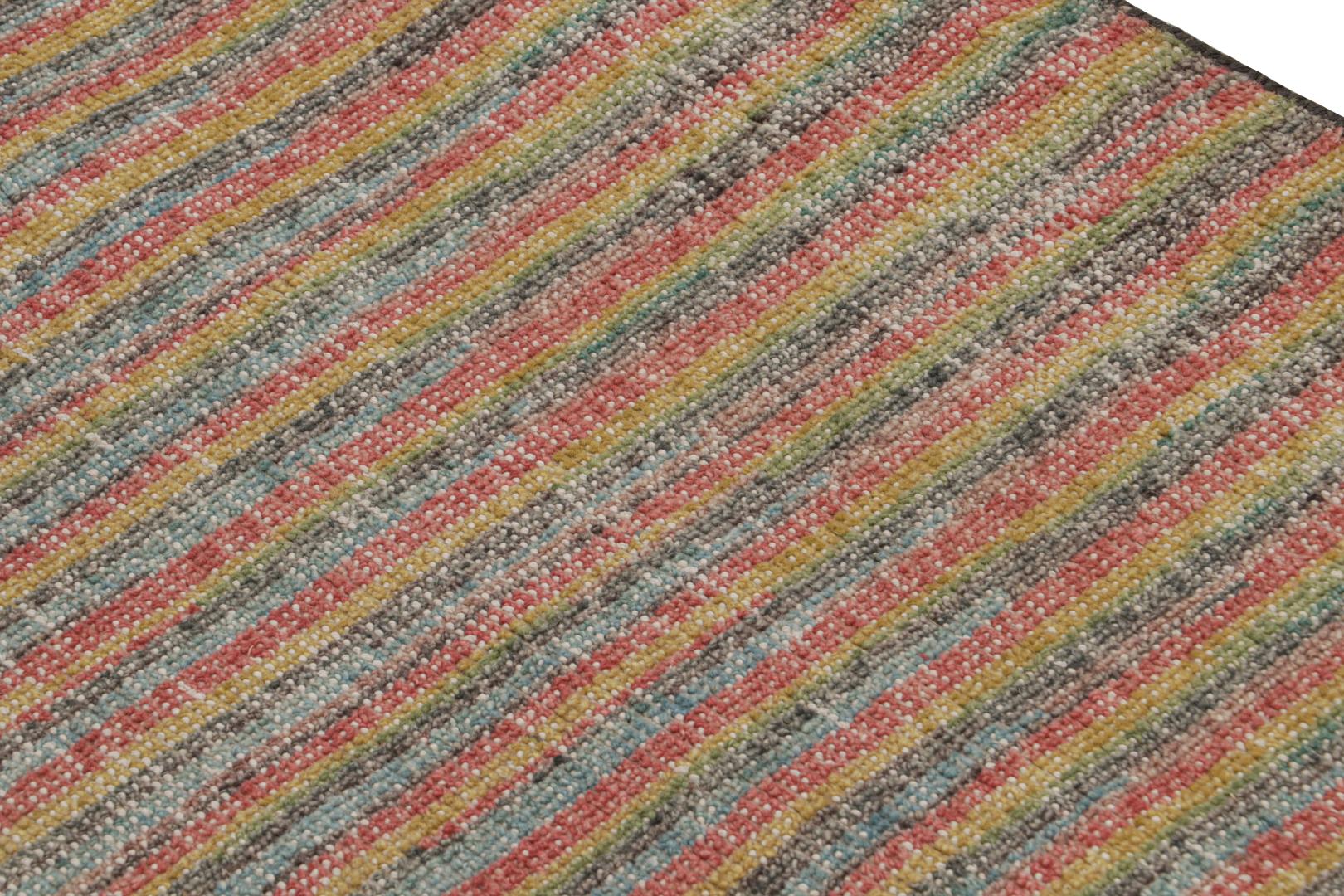 Contemporary Abstract Runner Rug