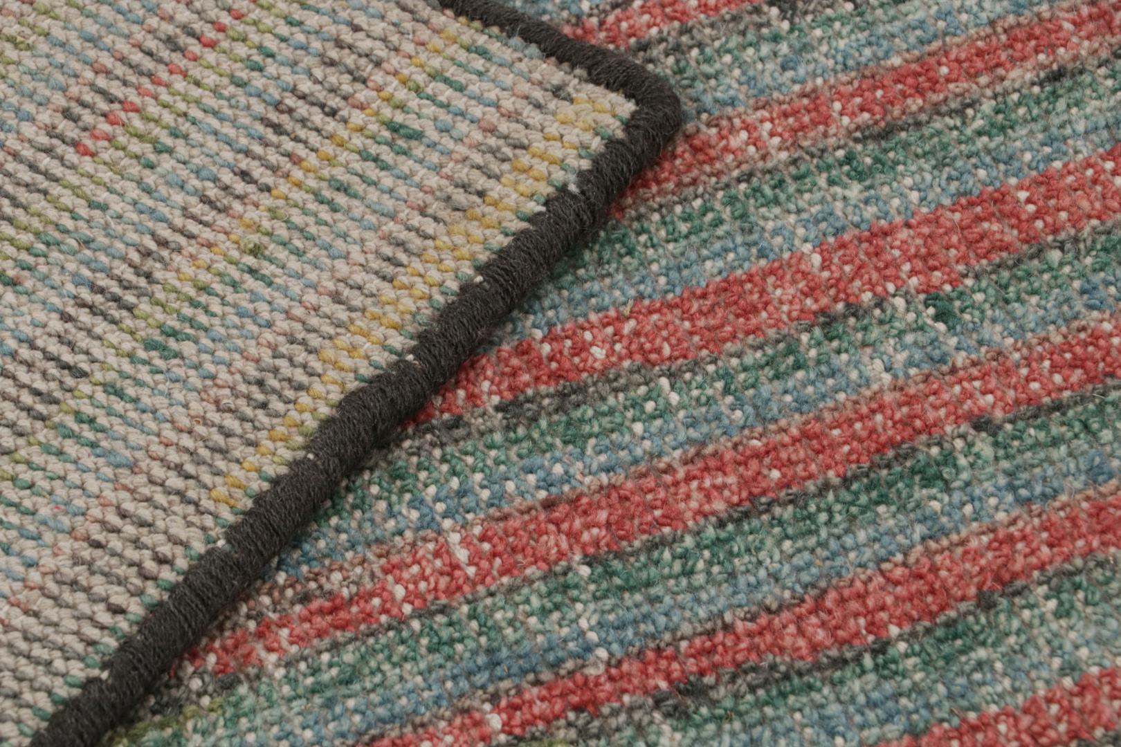 Contemporary Abstract Runner Rug