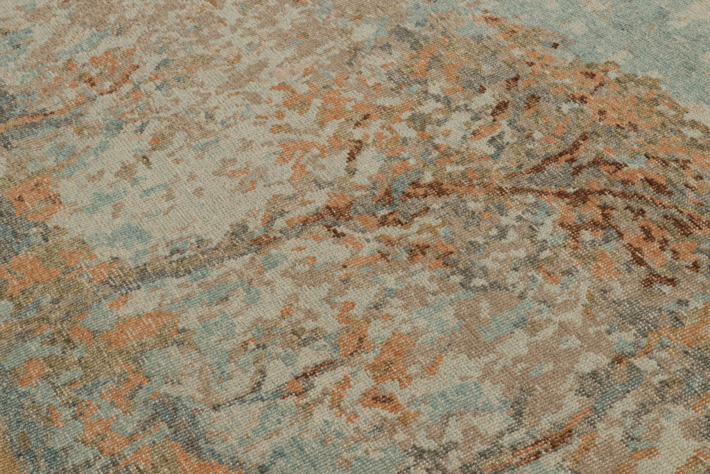 Distressed style Pictorial rug