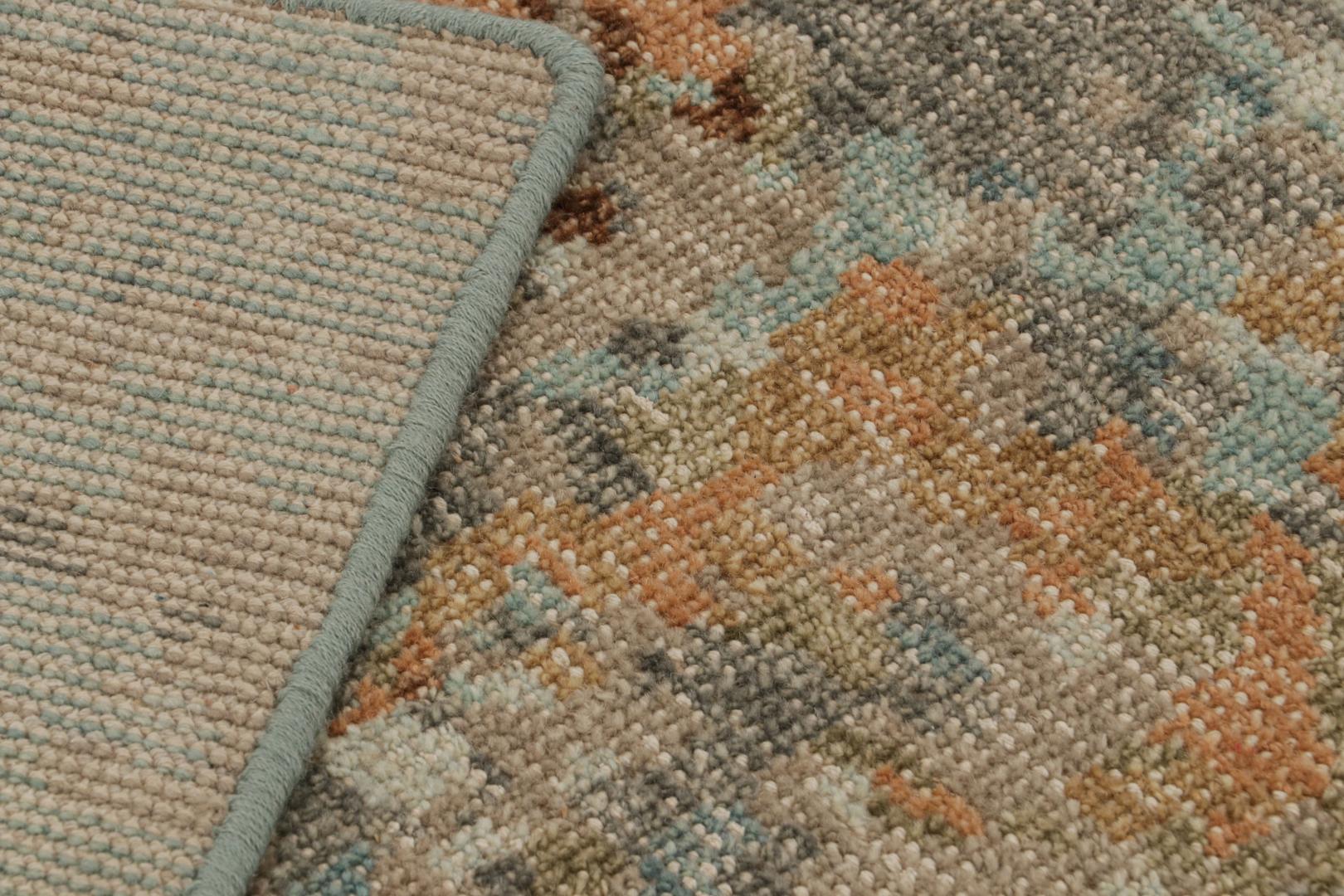 Distressed style Pictorial rug