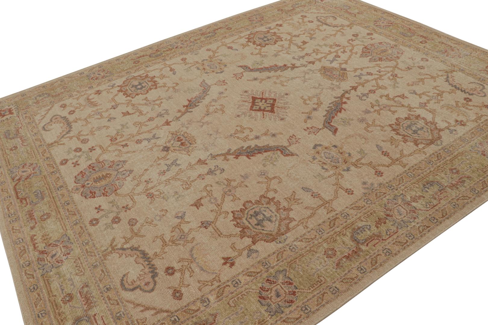 Distressed style Geometric rug