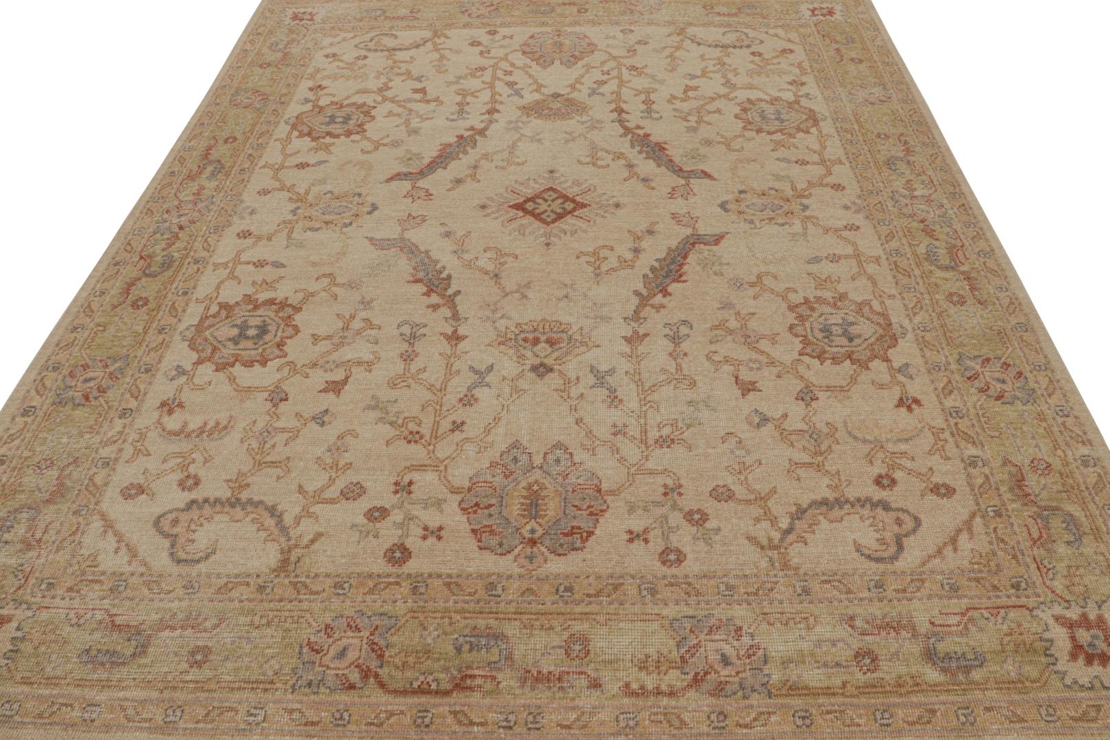 Distressed style Geometric rug
