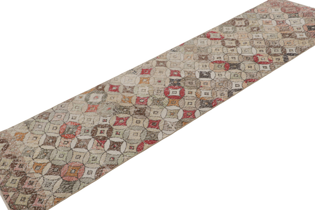 Vintage Zeki Müren Art Deco Rug