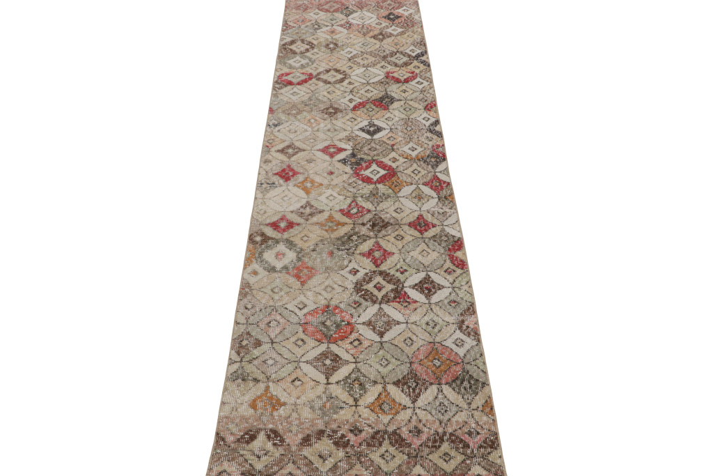 Vintage Zeki Müren Art Deco Rug