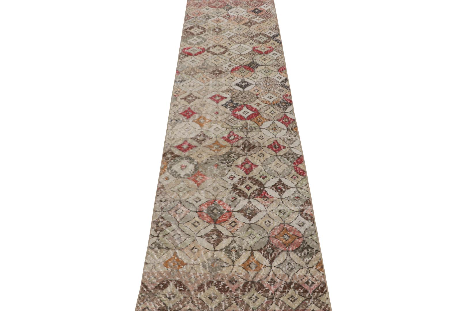 Vintage Zeki Müren Art Deco Rug