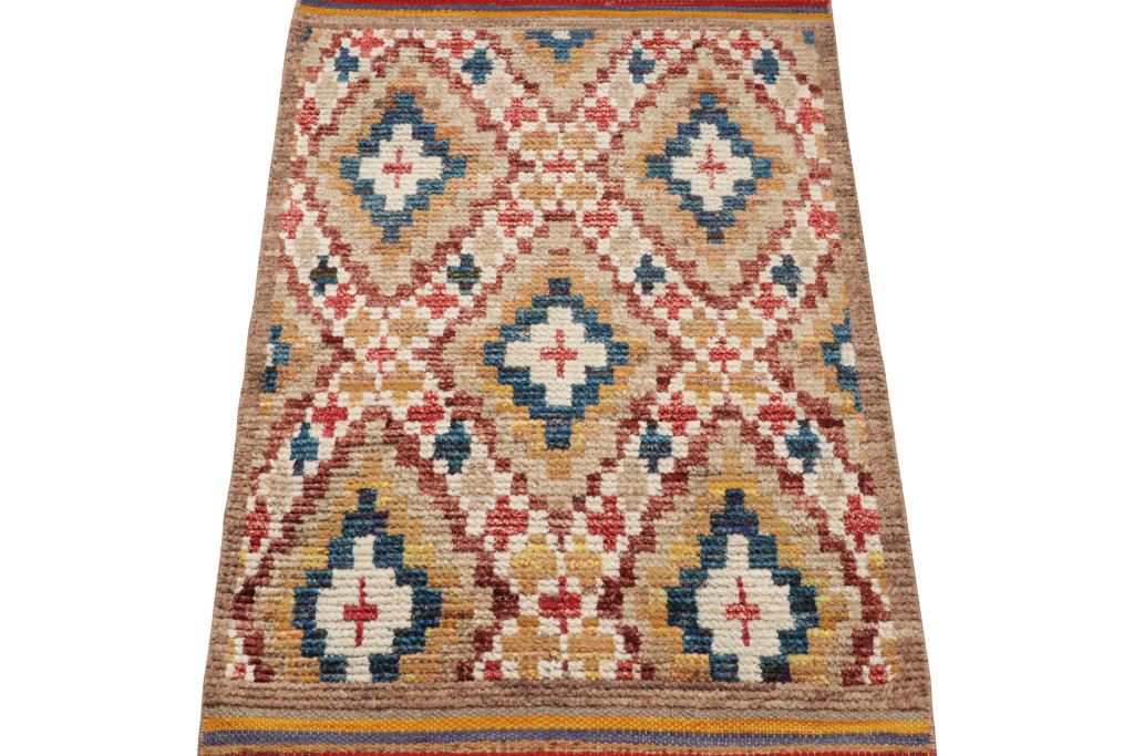 Moroccan Diamond Geometric Rug