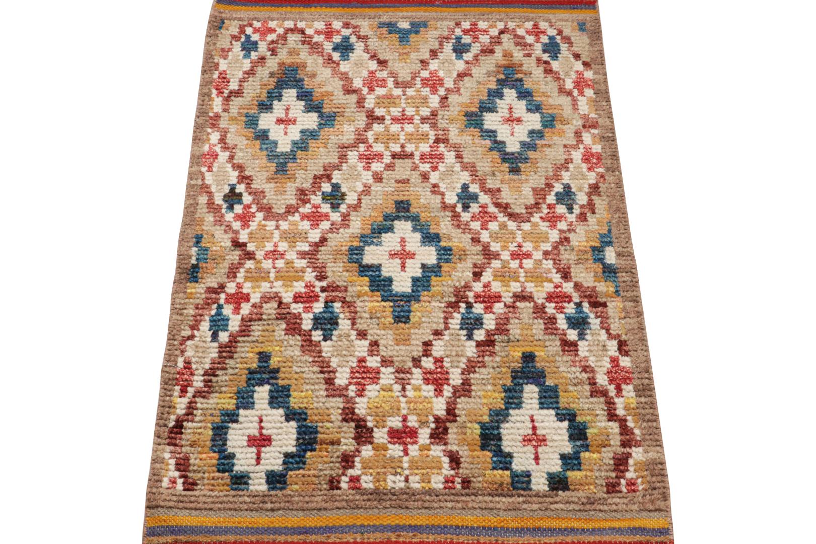 Moroccan Diamond Geometric Rug