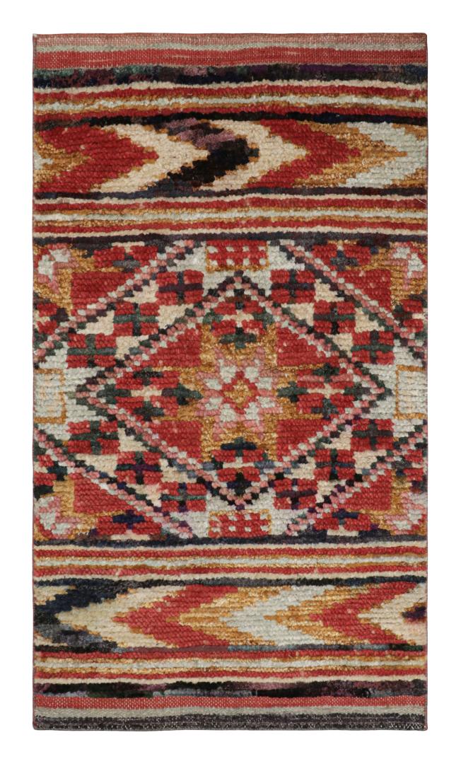 Moroccan Rug with Berber Geometric Patterns