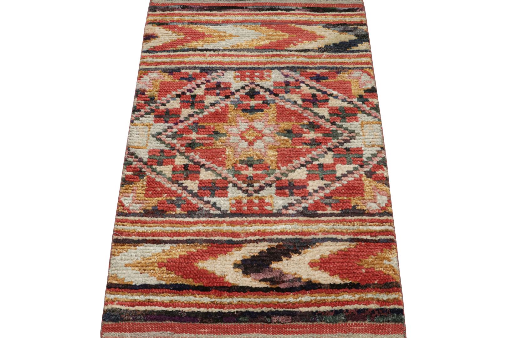 Moroccan Rug with Berber Geometric Patterns