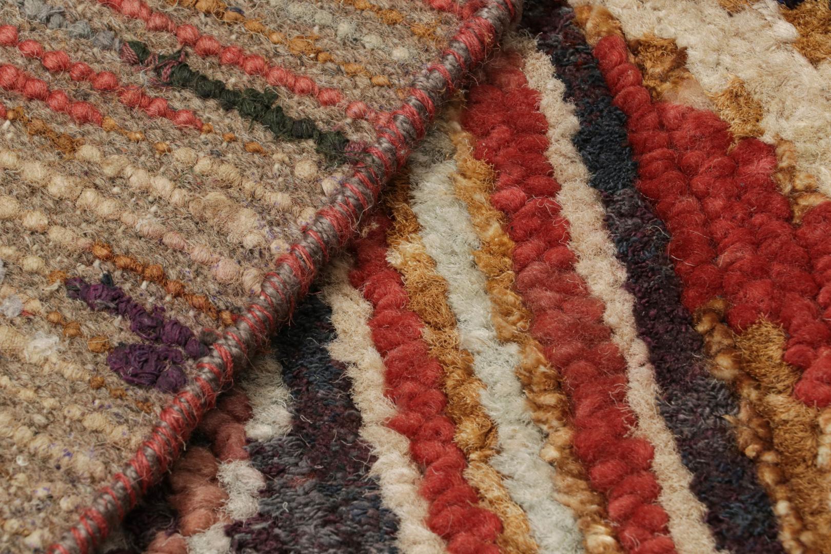 Moroccan Rug with Berber Geometric Patterns