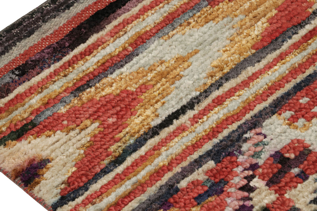 Moroccan Rug with Berber Geometric Patterns