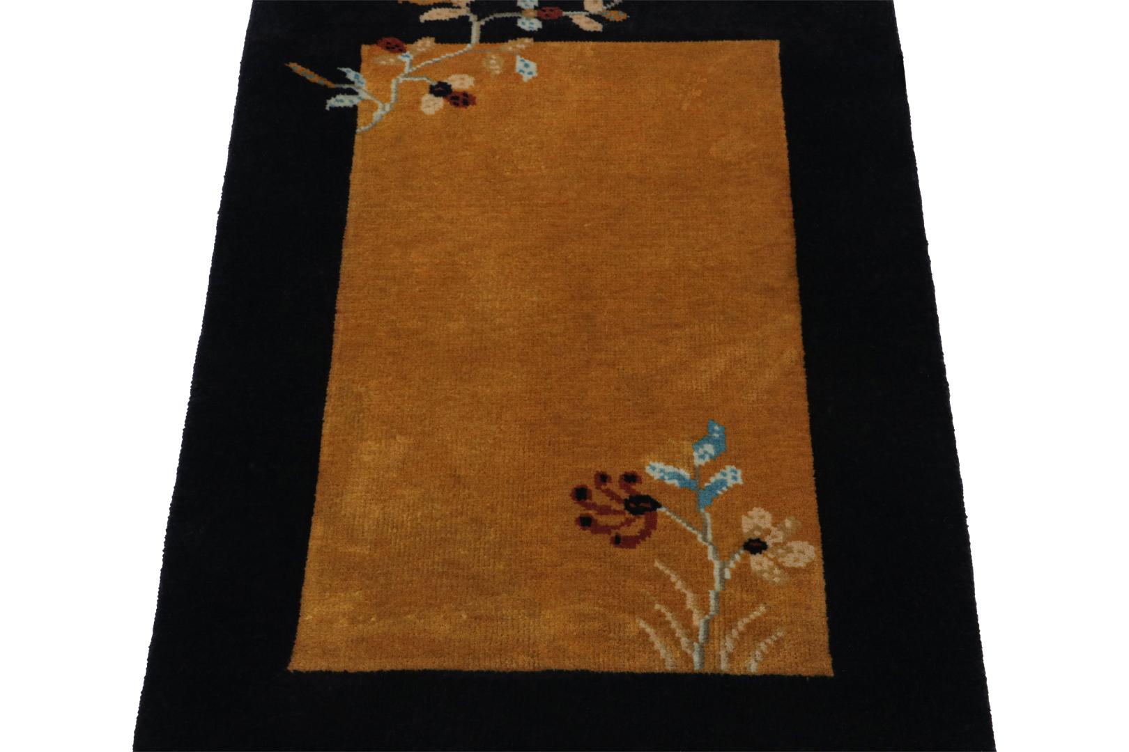 Chinese Art Deco Scatter Rug