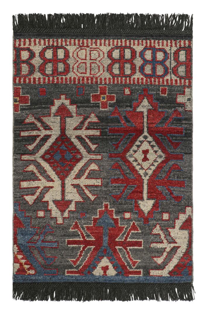 Tribal Caucasian Geometric Rug
