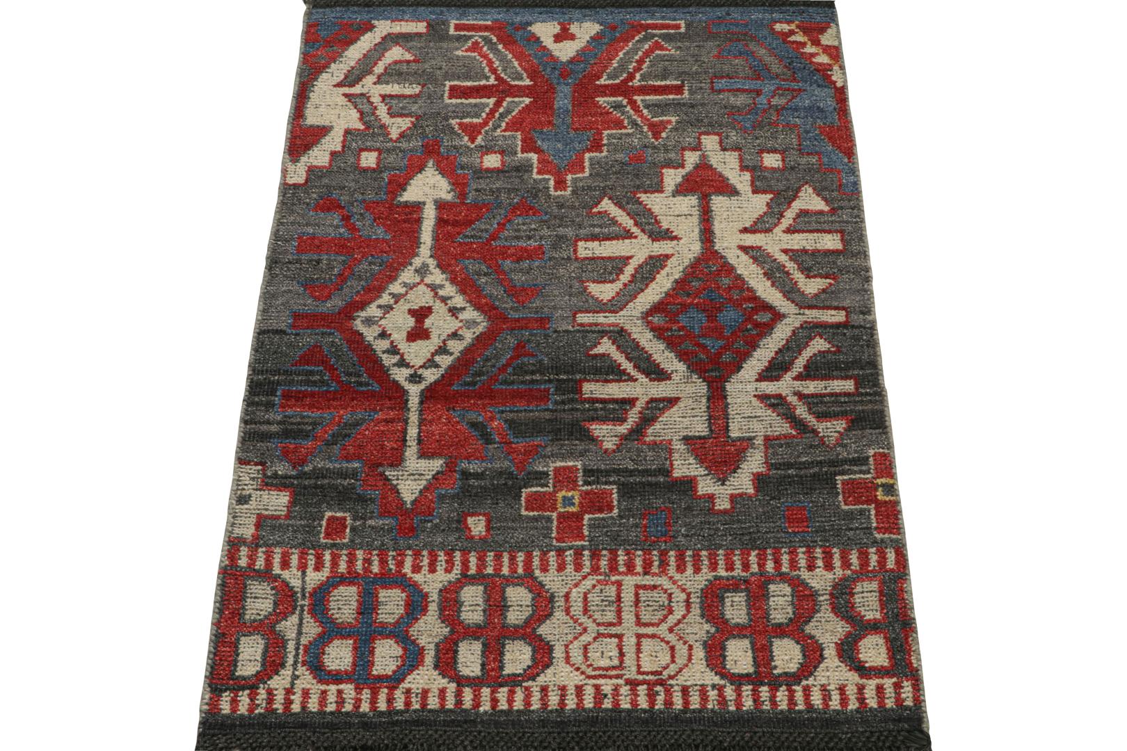Tribal Caucasian Geometric Rug