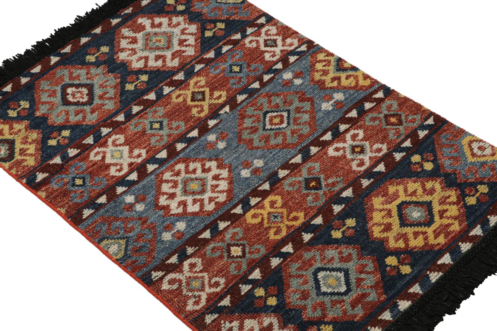Turkish-Inspired Rug with Geometric Pattern