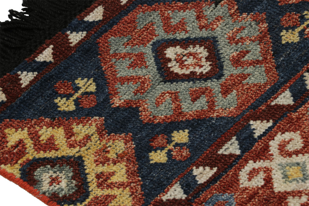 Turkish-Inspired Rug with Geometric Pattern