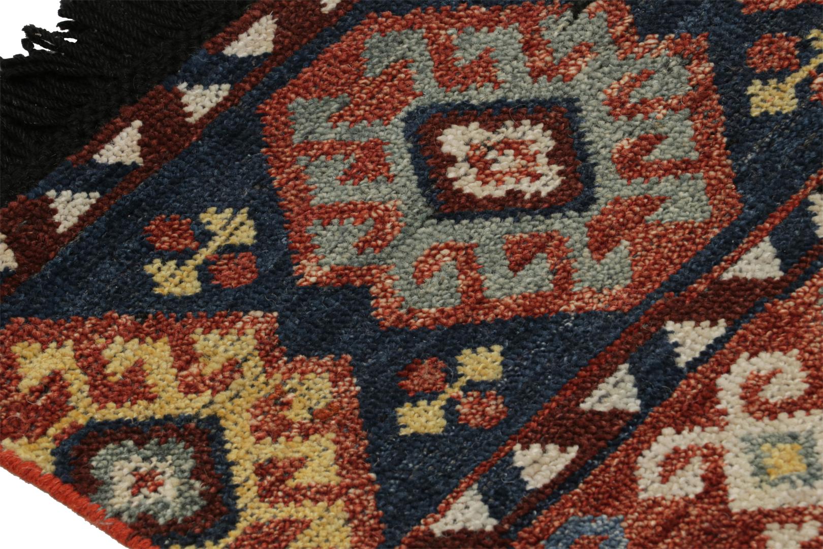 Turkish-Inspired Rug with Geometric Pattern