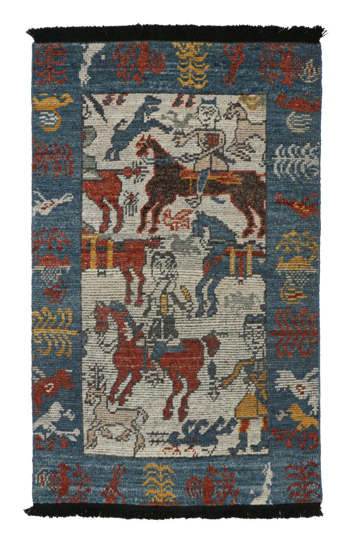 Tribal Pictorial Caucasian Rug