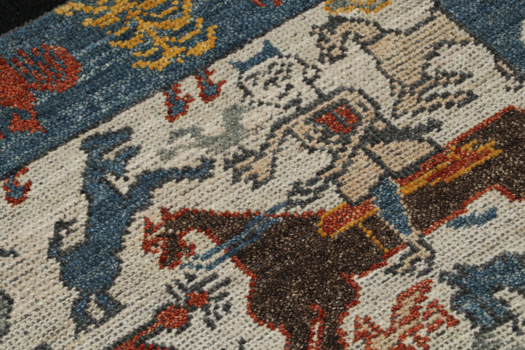 Tribal Pictorial Caucasian Rug