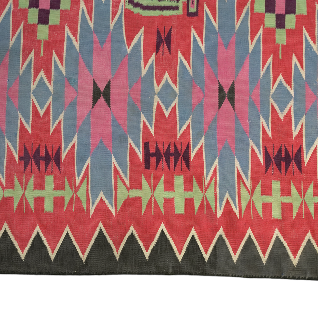 Vintage Dhurrie Runner Rug