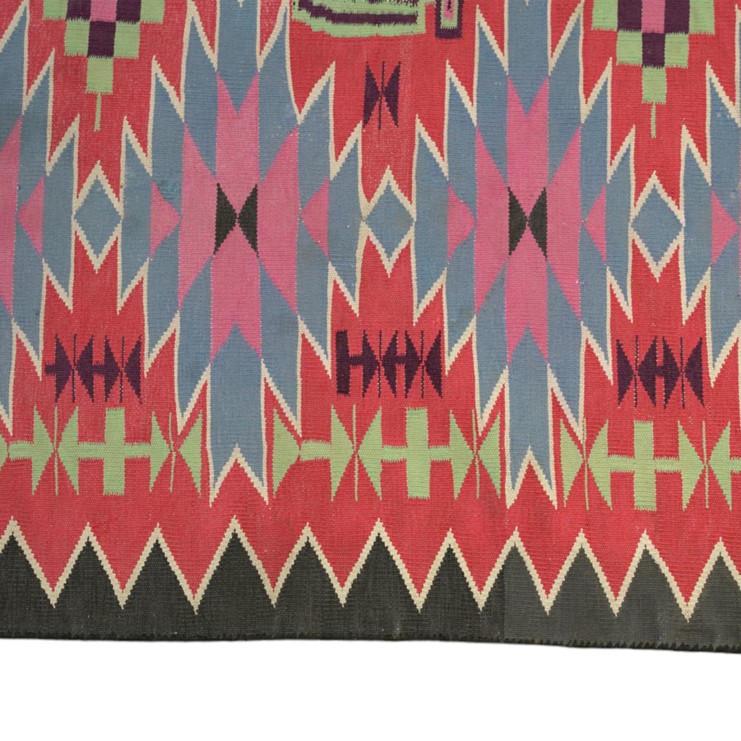 Vintage Dhurrie Runner Rug