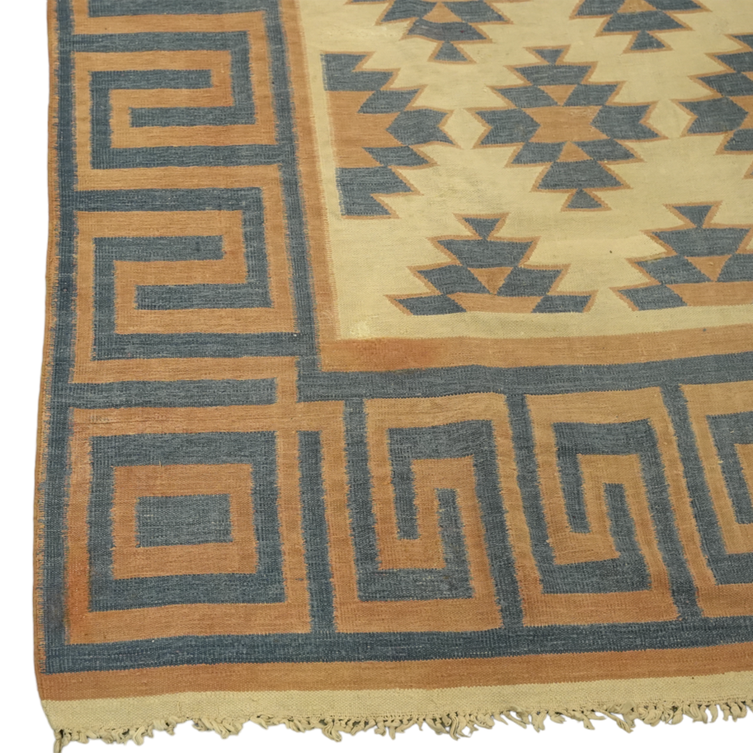 Vintage Dhurrie Square Rug