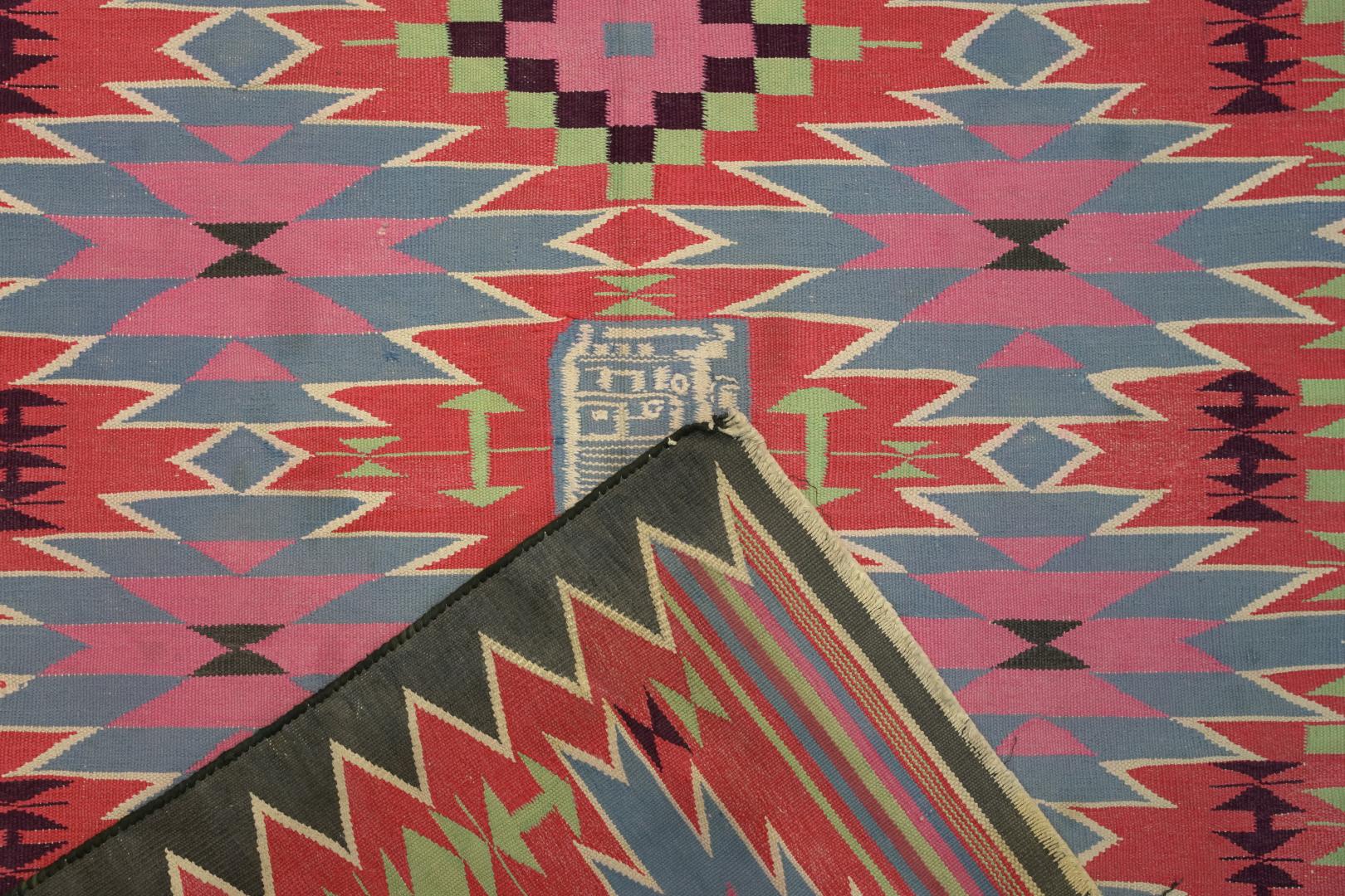 Vintage Dhurrie Runner Rug