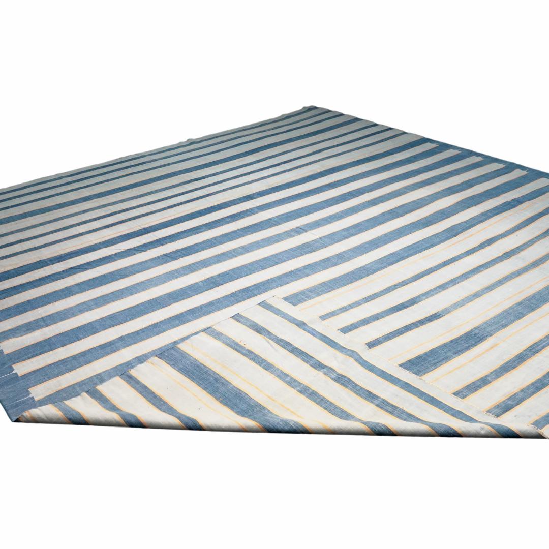 Vintage Dhurrie Square Rug