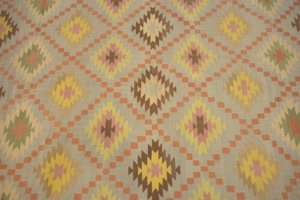 Vintage Dhurrie Runner Rug