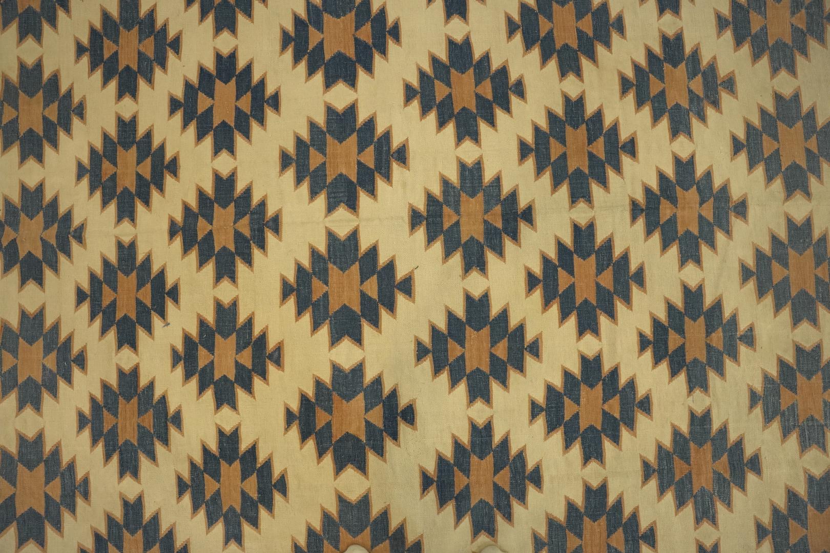 Vintage Dhurrie Square Rug