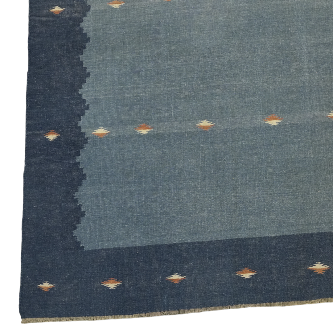 Vintage Dhurrie Square Rug