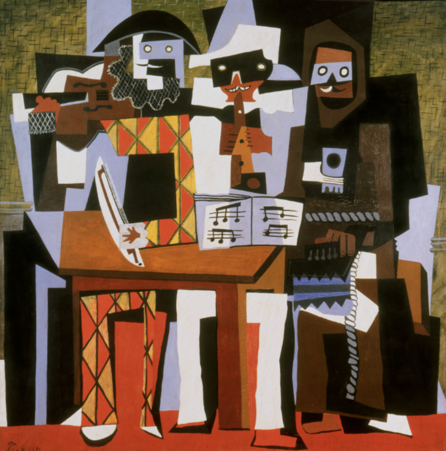 “Three Musicians” by Pablo Picasso