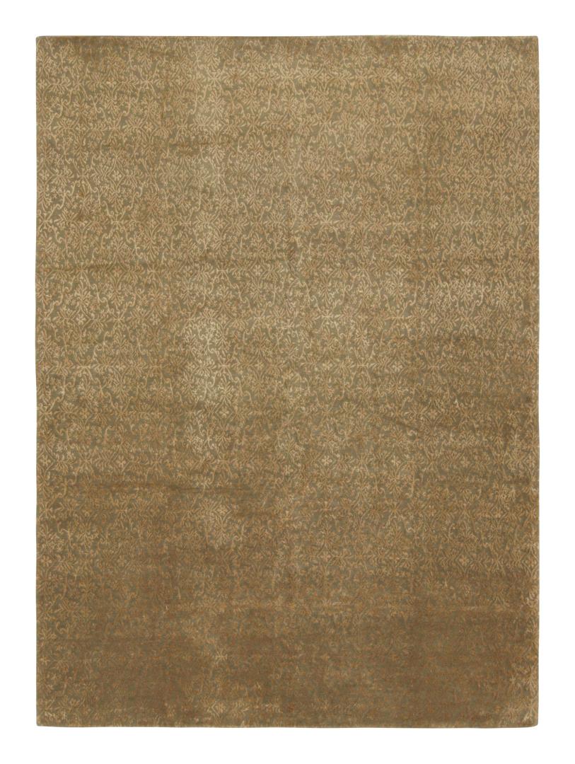 European Geometric Floral Rug