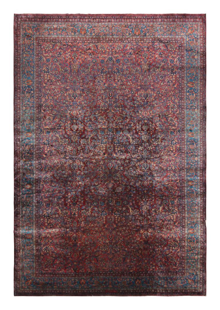 Antique Persian Kashan Rug