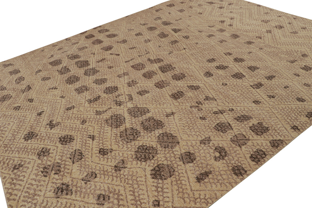 Modern Moroccan Oversized Geometric Rug