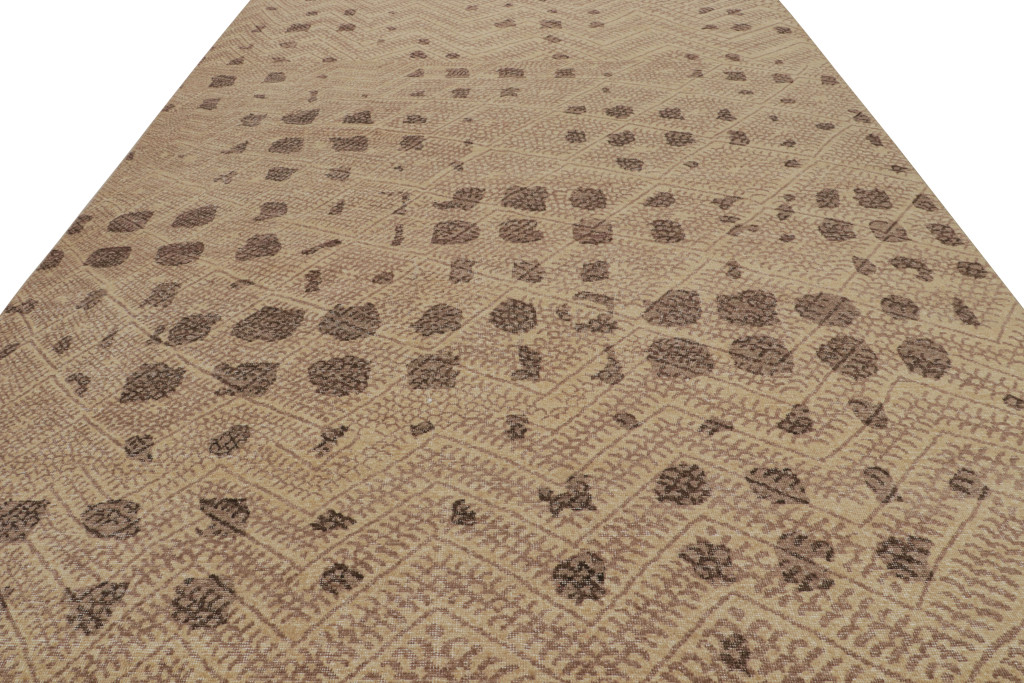 Modern Moroccan Oversized Geometric Rug