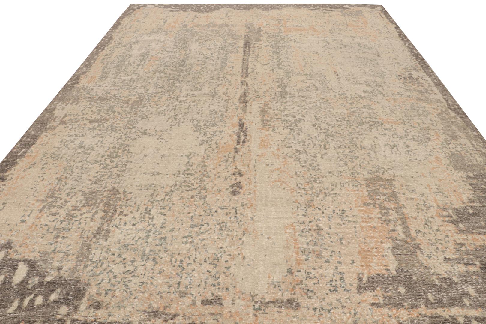 Distressed Abstract Rug